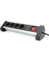 digitus Listwa zasilająca biurowa 45 stopni  4 gniazdowa, 2x USB (5V/2A) z możliwością obrotu o 290 stopni  aluminiowa HQ - nr 57