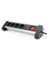 digitus Listwa zasilająca biurowa 45 stopni  4 gniazdowa, 2x USB (5V/2A) z możliwością obrotu o 290 stopni  aluminiowa HQ - nr 70