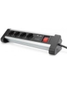 digitus Listwa zasilająca biurowa 45 stopni  4 gniazdowa, 2x USB (5V/2A) z możliwością obrotu o 290 stopni  aluminiowa HQ - nr 86