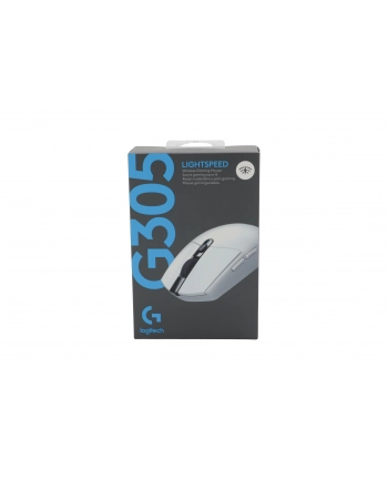 logitech Mysz bezprzewodowa G305 Lightspeed gaming, biała nr 1