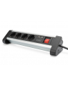 digitus Listwa zasilająca biurowa 45 stopni  4 gniazdowa, 2x USB (5V/2A) z możliwością obrotu o 290 stopni  aluminiowa HQ - nr 32