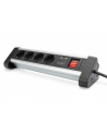 digitus Listwa zasilająca biurowa 45 stopni  4 gniazdowa, 2x USB (5V/2A) z możliwością obrotu o 290 stopni  aluminiowa HQ - nr 5