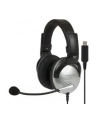 Koss SB45 USB - Full Size, Multimedia w/Mic, Passive NC, USB Plug Silver/Black - nr 4
