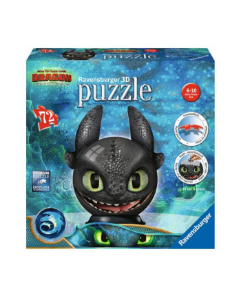 ravensburger Puzzle kuliste 3D 72el Jak wytresować smoka 3  111459