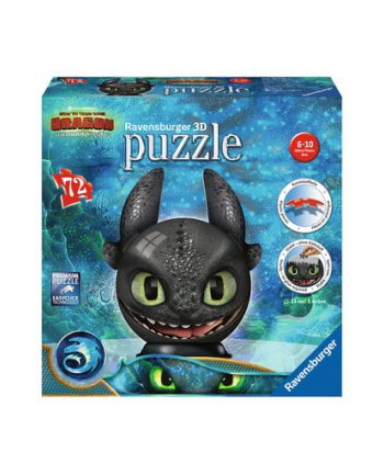 ravensburger Puzzle kuliste 3D 72el Jak wytresować smoka 3  111459