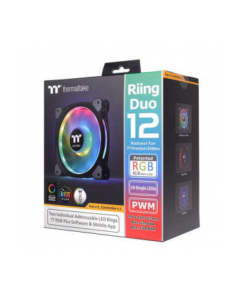 thermaltake Wentylator Riing Duo 12 RGB TT Premium Edition 3 szt.