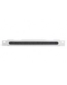 Organizer kablowy poziomy z przepustem szczotkowym 10 cali (254mm) 0.5U 22x254x12mm, szary (RAL 7035) - nr 4