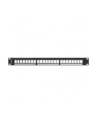 Lanberg keystone Patch Panel 19'', 24 port  1U, czarny - nr 17