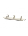 Organizer kablowy poziomy typu RING 10 cali (254mm) 1U 44x254x60mm, szary (RAL 7035) - nr 15
