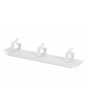 Organizer kablowy poziomy typu RING 10 cali (254mm) 1U 44x254x60mm, szary (RAL 7035) - nr 20