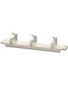 Organizer kablowy poziomy typu RING 10 cali (254mm) 1U 44x254x60mm, szary (RAL 7035) - nr 28