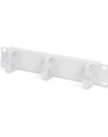 Organizer kablowy poziomy typu RING 10 cali (254mm) 1U 44x254x60mm, szary (RAL 7035) - nr 31