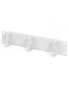 Organizer kablowy poziomy typu RING 10 cali (254mm) 1U 44x254x60mm, szary (RAL 7035) - nr 7
