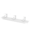 Organizer kablowy poziomy typu RING 10 cali (254mm) 1U 44x254x60mm, szary (RAL 7035) - nr 8