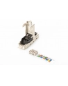 Wtyczka ekranowana RJ45 kat.6A do montażu AWG 22-27, 10 GBit Ethernet, PoE+ - nr 13