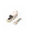 Wtyczka ekranowana RJ45 kat.6A do montażu AWG 22-27, 10 GBit Ethernet, PoE+ - nr 32