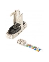 Wtyczka ekranowana RJ45 kat.6A do montażu AWG 22-27, 10 GBit Ethernet, PoE+ - nr 35