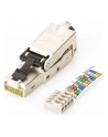 Wtyczka ekranowana RJ45 kat.6A do montażu AWG 22-27, 10 GBit Ethernet, PoE+ - nr 38