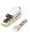Wtyczka ekranowana RJ45 kat.6A do montażu AWG 22-27, 10 GBit Ethernet, PoE+ - nr 39