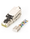 Wtyczka ekranowana RJ45 kat.6A do montażu AWG 22-27, 10 GBit Ethernet, PoE+ - nr 40