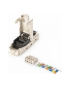 Wtyczka ekranowana RJ45 kat.6A do montażu AWG 22-27, 10 GBit Ethernet, PoE+ - nr 41
