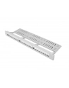 Lanberg keystone Patch Panel 19''z organizerem, 24 port  1U, szary - nr 1