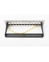 DIGITUS Patch panel 10'' 12-port.  1U modularny Keystone wspornik czarny - nr 15