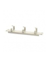 Organizer kablowy poziomy typu RING 10 cali (254mm) 1U 44x254x60mm, szary (RAL 7035) - nr 19