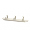 Organizer kablowy poziomy typu RING 10 cali (254mm) 1U 44x254x60mm, szary (RAL 7035) - nr 21