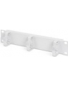 Organizer kablowy poziomy typu RING 10 cali (254mm) 1U 44x254x60mm, szary (RAL 7035) - nr 24