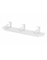 Organizer kablowy poziomy typu RING 10 cali (254mm) 1U 44x254x60mm, szary (RAL 7035) - nr 3