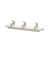 Organizer kablowy poziomy typu RING 10 cali (254mm) 1U 44x254x60mm, szary (RAL 7035) - nr 8