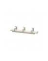 Organizer kablowy poziomy typu RING 10 cali (254mm) 1U 44x254x60mm, szary (RAL 7035) - nr 9