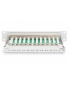 DIGITUS Patch panel 10'' 12-port. Kat.5e ekran 1U kompletny LSA, wspornik, szary - nr 4