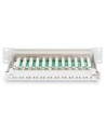 DIGITUS Patch panel 10'' 12-port. Kat.5e ekran 1U kompletny LSA, wspornik, szary - nr 9