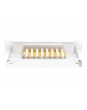 DIGITUS Patch panel 10'' 8-port. Kat.6 ekran 1U kompletny LSA, wspornik, szary - nr 28