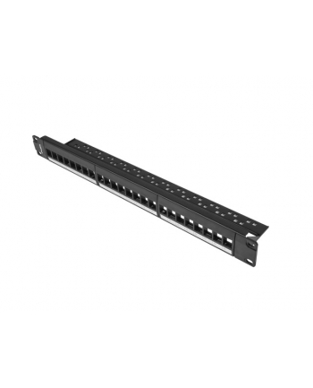 Lanberg keystone Patch Panel 19'', 24 port  1U, czarny