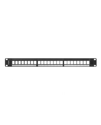 Lanberg keystone Patch Panel 19'', 24 port  1U, czarny