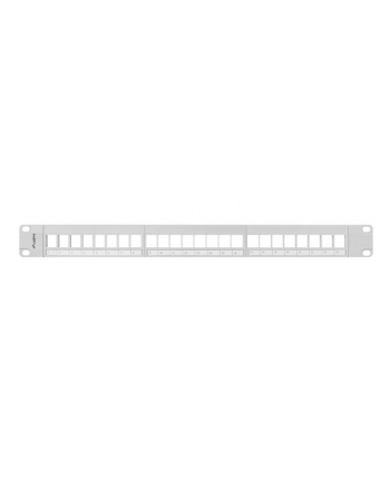 Lanberg keystone Patch Panel 19'', 24 port  1U, szary