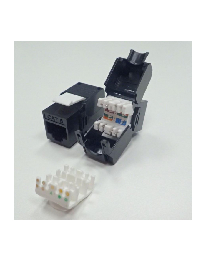 Netrack moduł Keyston Jack 1xRJ45 8p8c, kat. 6A UTP, beznarzędziowy główny