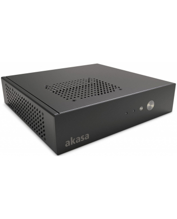 Akasa Obudowa Mini ITX Cypher, Super Compact THIN, VESA mountable, 120W