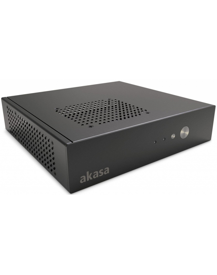 Akasa Obudowa Mini ITX Cypher, Super Compact THIN, VESA mountable, 120W główny