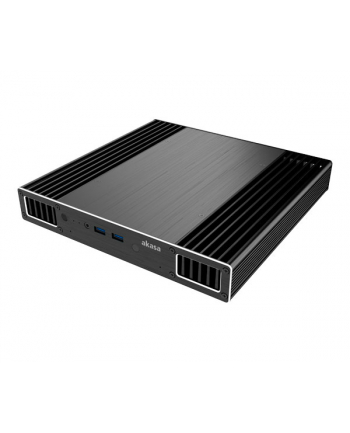 Akasa Obudowa Plato X7 dla Intel NUC, Fanless, Support 2.5'' HDD/SSD