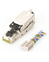 Wtyczka ekranowana RJ45 kat.6A do montażu AWG 22-27, 10 GBit Ethernet, PoE+ - nr 12