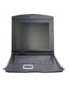 Konsola 17 LCD z touchpad KVM 8 portów 1U komplet kabli (8xDS-19231) klawiatura US - nr 17