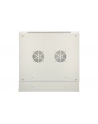 Szafka wisząca rack 12U 600x600 szara dwusekcyjna - nr 19