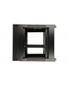 Szafka wisząca rack 6U 600x600 czarna dwusekcyjna - nr 18
