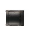 Szafka wisząca rack 6U 600x600 czarna dwusekcyjna - nr 46