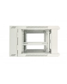 Szafka wisząca rack 6U 600x600 szara dwusekcyjna - nr 24