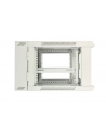 Szafka wisząca rack 6U 600x600 szara dwusekcyjna - nr 6